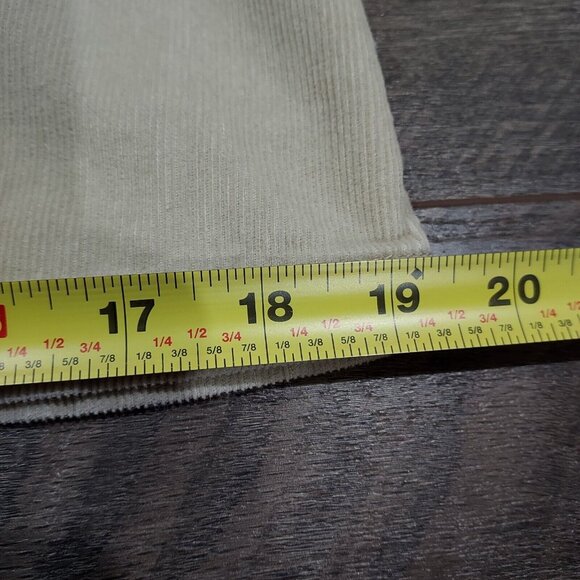 H&M L.O.G.G. Tan Corduroy Carpenter Mini Skirt Sz 12-13 Young Girl - Picture 11 of 12